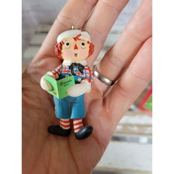 Hallmark raggedy Andy 2001 ornament Xmas holiday t - Picture 6 of 6